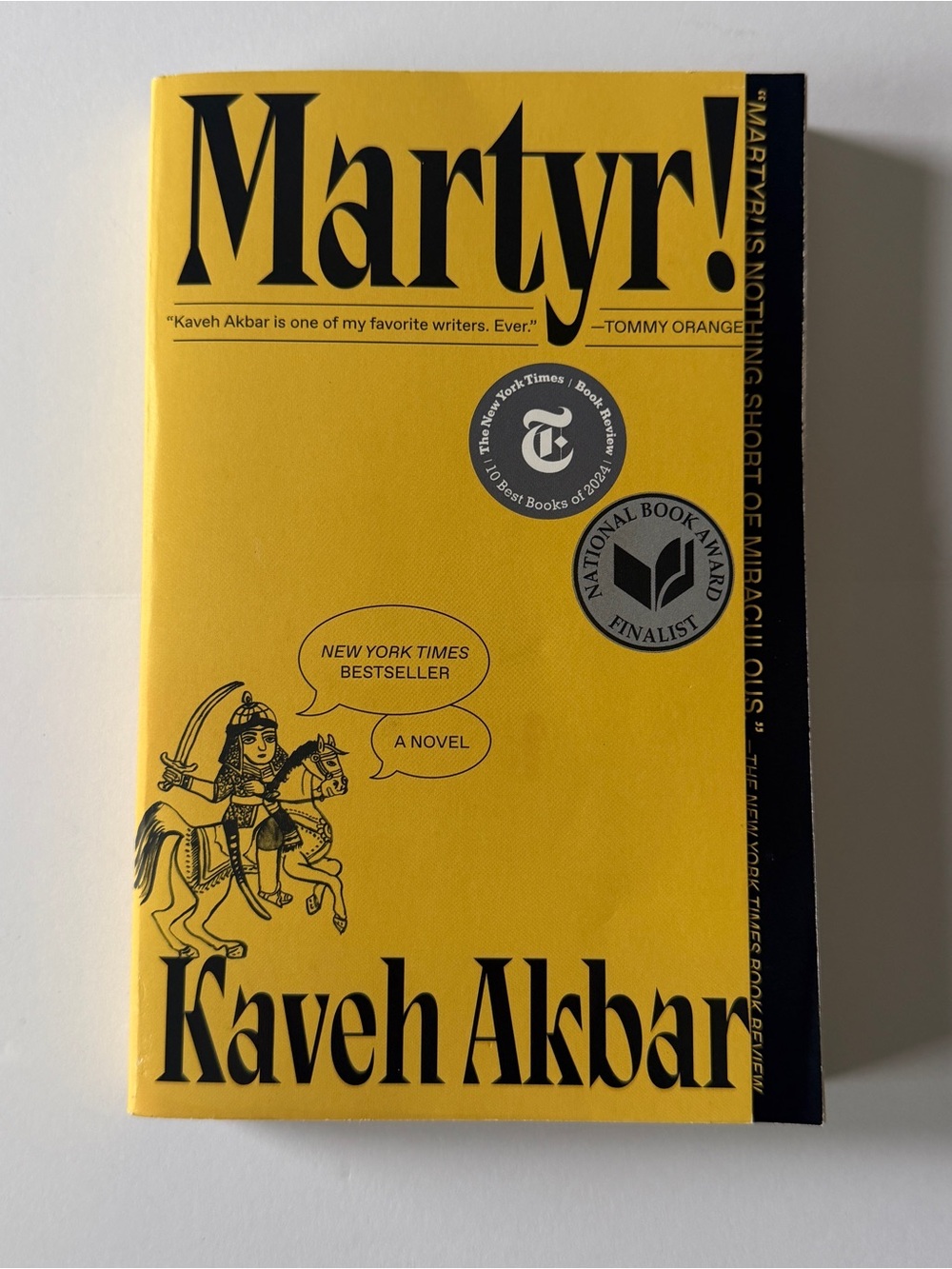 Kaveh Akbar Martyr!: A Novel Hardcover 2024 Dust Jacket Knopf Doubleday